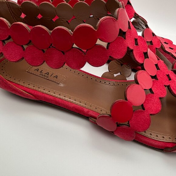 Alaia Circle Gladiator flats in size 38 - Picture 6 of 8